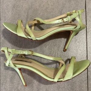 Charles David- Stiletto Heel Sandals. SZ 6.5. Mint green.